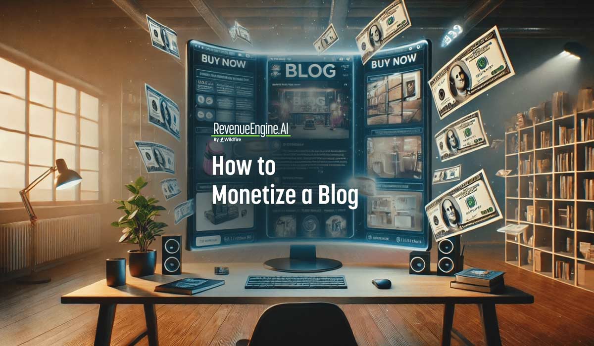 a presentation that says How to Monetize a Blog